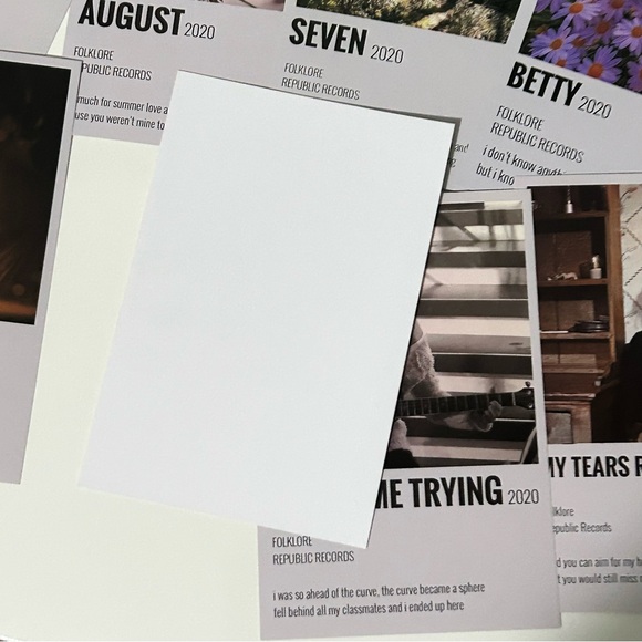 Taylor Swift Folklore Photo Prints (8 pictures) - Picture 3 of 3